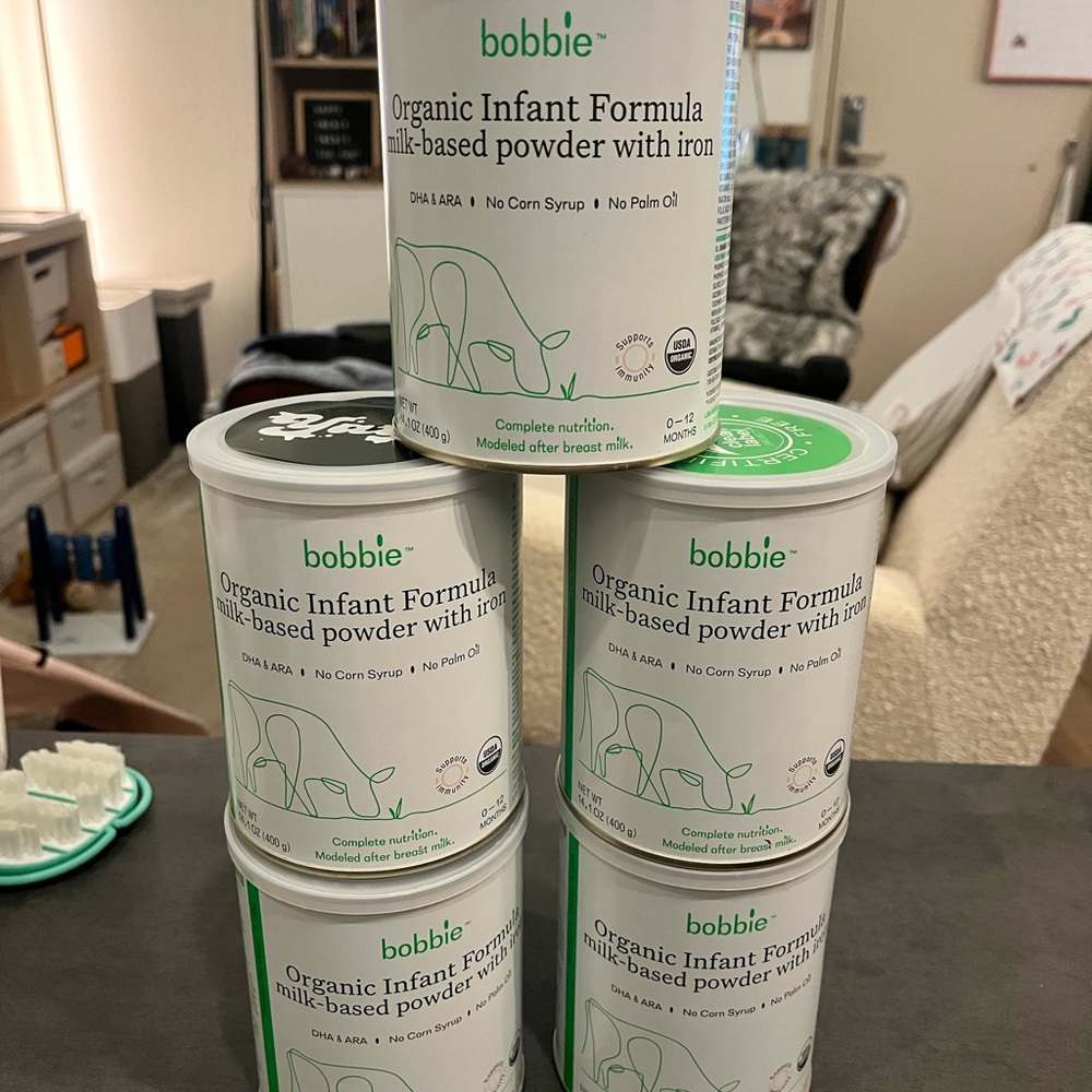 Bobbie organic qty 5 - new sealed!!!